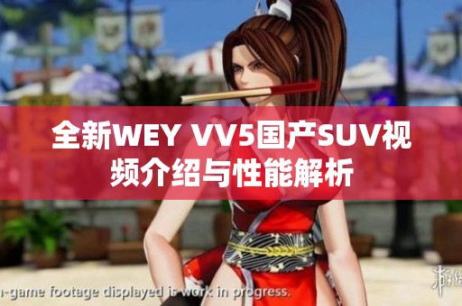 全新WEY VV5国产SUV视频介绍与性能解析