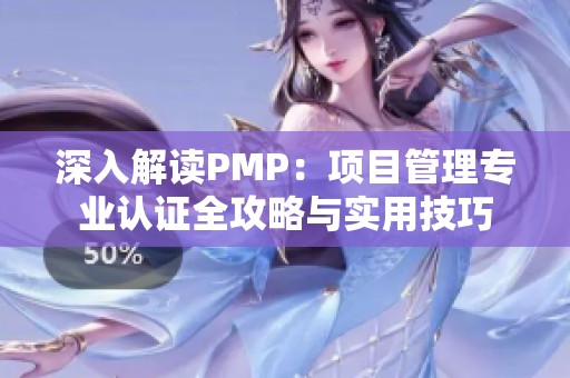 深入解读PMP：项目管理专业认证全攻略与实用技巧