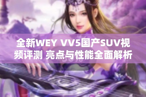 全新WEY VV5国产SUV视频评测 亮点与性能全面解析