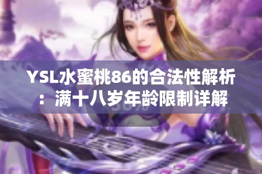 YSL水蜜桃86的合法性解析：满十八岁年龄限制详解