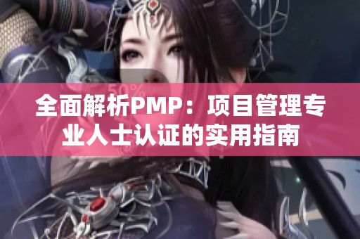 全面解析PMP：项目管理专业人士认证的实用指南