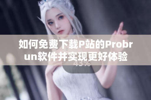 如何免费下载P站的Probrun软件并实现更好体验