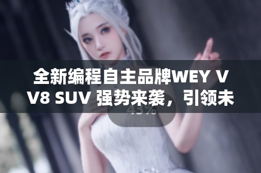 全新编程自主品牌WEY VV8 SUV 强势来袭，引领未来出行潮流