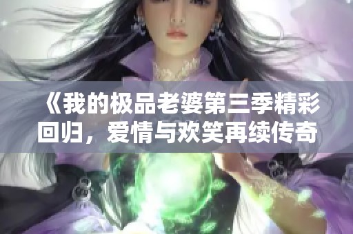 《我的极品老婆第三季精彩回归，爱情与欢笑再续传奇》