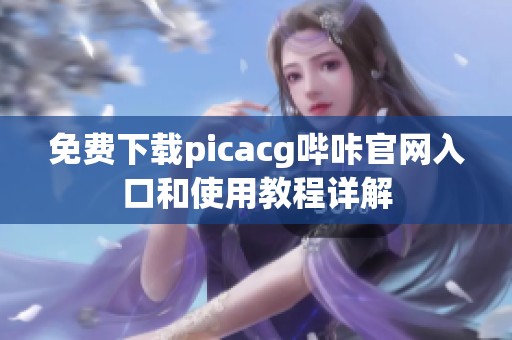 免费下载picacg哔咔官网入口和使用教程详解