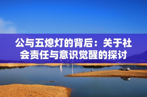 公与五熄灯的背后：关于社会责任与意识觉醒的探讨