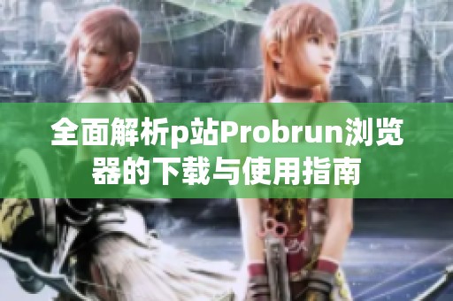 全面解析p站Probrun浏览器的下载与使用指南