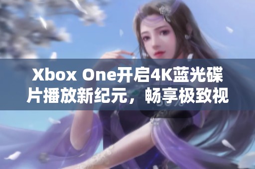 Xbox One开启4K蓝光碟片播放新纪元，畅享极致视觉体验