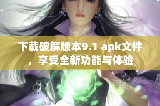 下载破解版本9.1 apk文件，享受全新功能与体验