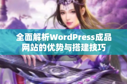 全面解析WordPress成品网站的优势与搭建技巧