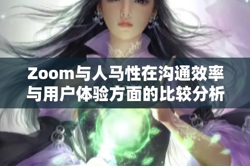 Zoom与人马性在沟通效率与用户体验方面的比较分析