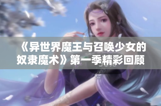 《异世界魔王与召唤少女的奴隶魔术》第一季精彩回顾与分析  