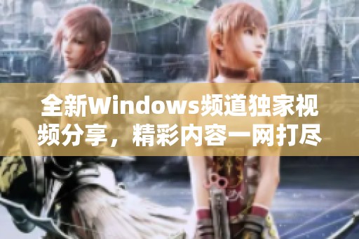 全新Windows频道独家视频分享，精彩内容一网打尽！