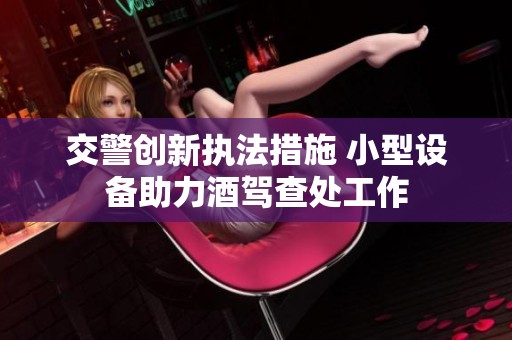 交警创新执法措施 小型设备助力酒驾查处工作