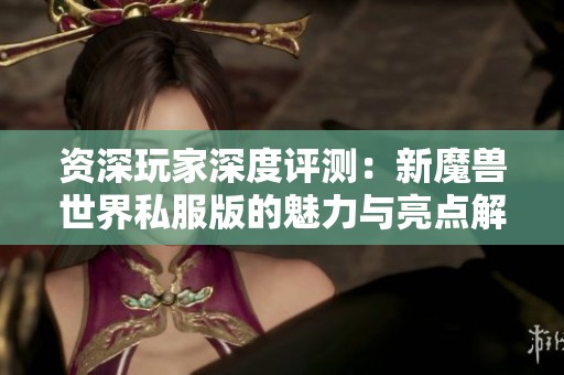 资深玩家深度评测：新魔兽世界私服版的魅力与亮点解析