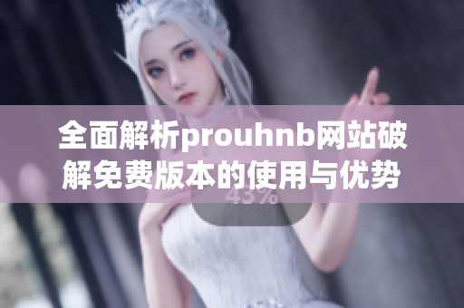 全面解析prouhnb网站破解免费版本的使用与优势