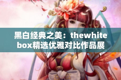 黑白经典之美：thewhitebox精选优雅对比作品展